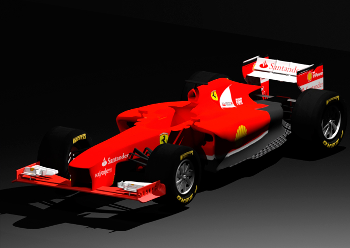 Ferrari F14T - 3dsmax