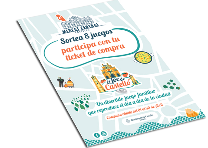Cartel Sorteo Mercado Central Castellón