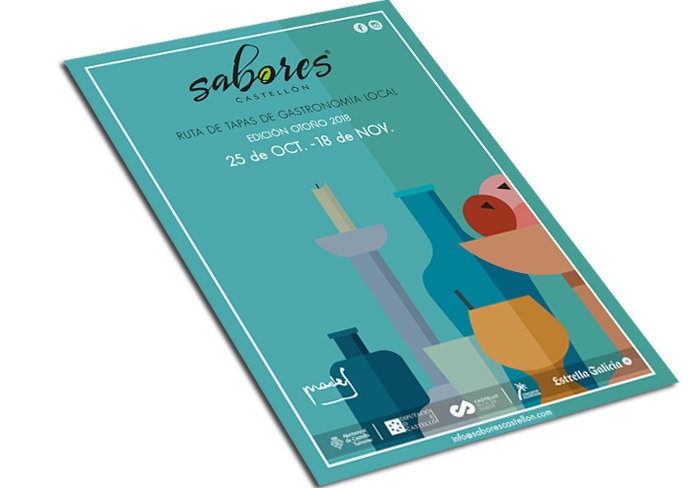 Cartel Sabores Ruta Sabor 2018 - My Comunica