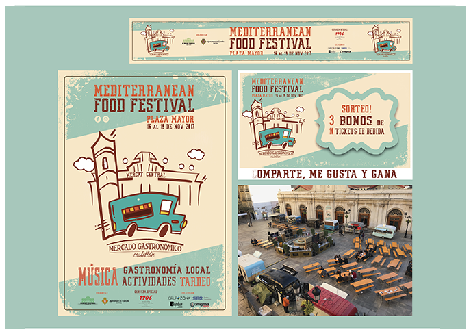 Evento FoodTrucks · Mediterranean Food Festival 2017 - My Comunica