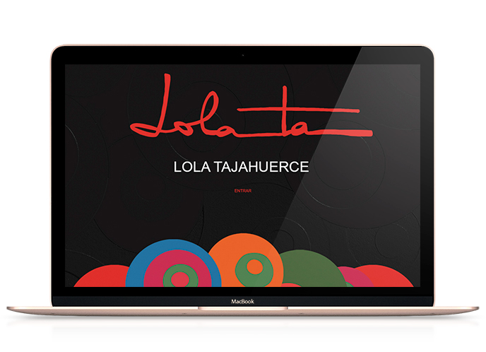 Web Lola Tajahuerce - Freelance - 2014