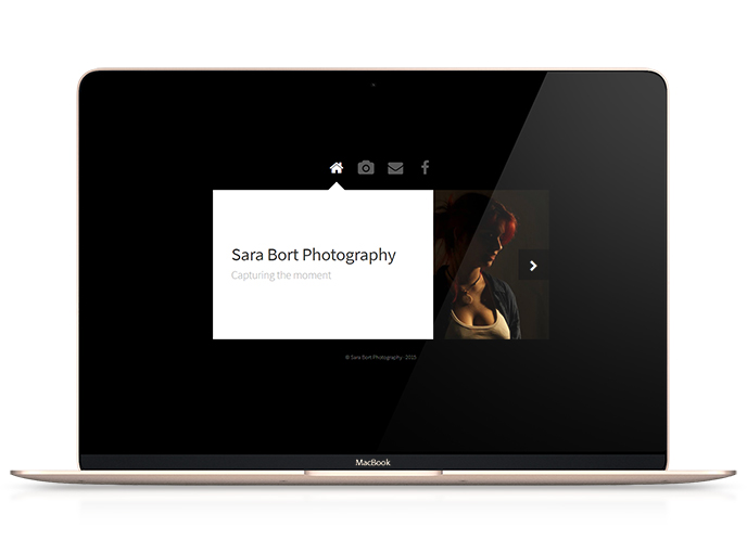Minisite responsive Sara Bort