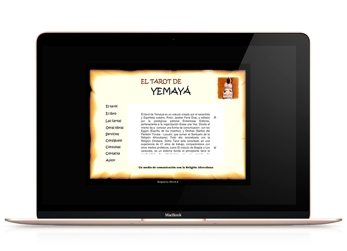 Web Tarot de yemayá - En DICS S.L - 2007